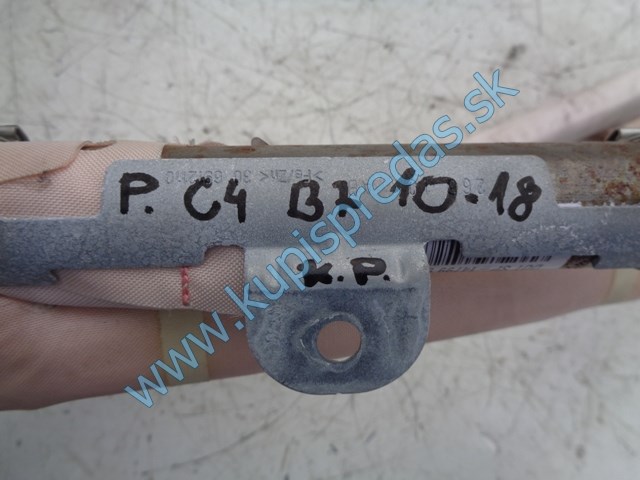 pravý strešný airbag na citroen c4 B7, 9687158680